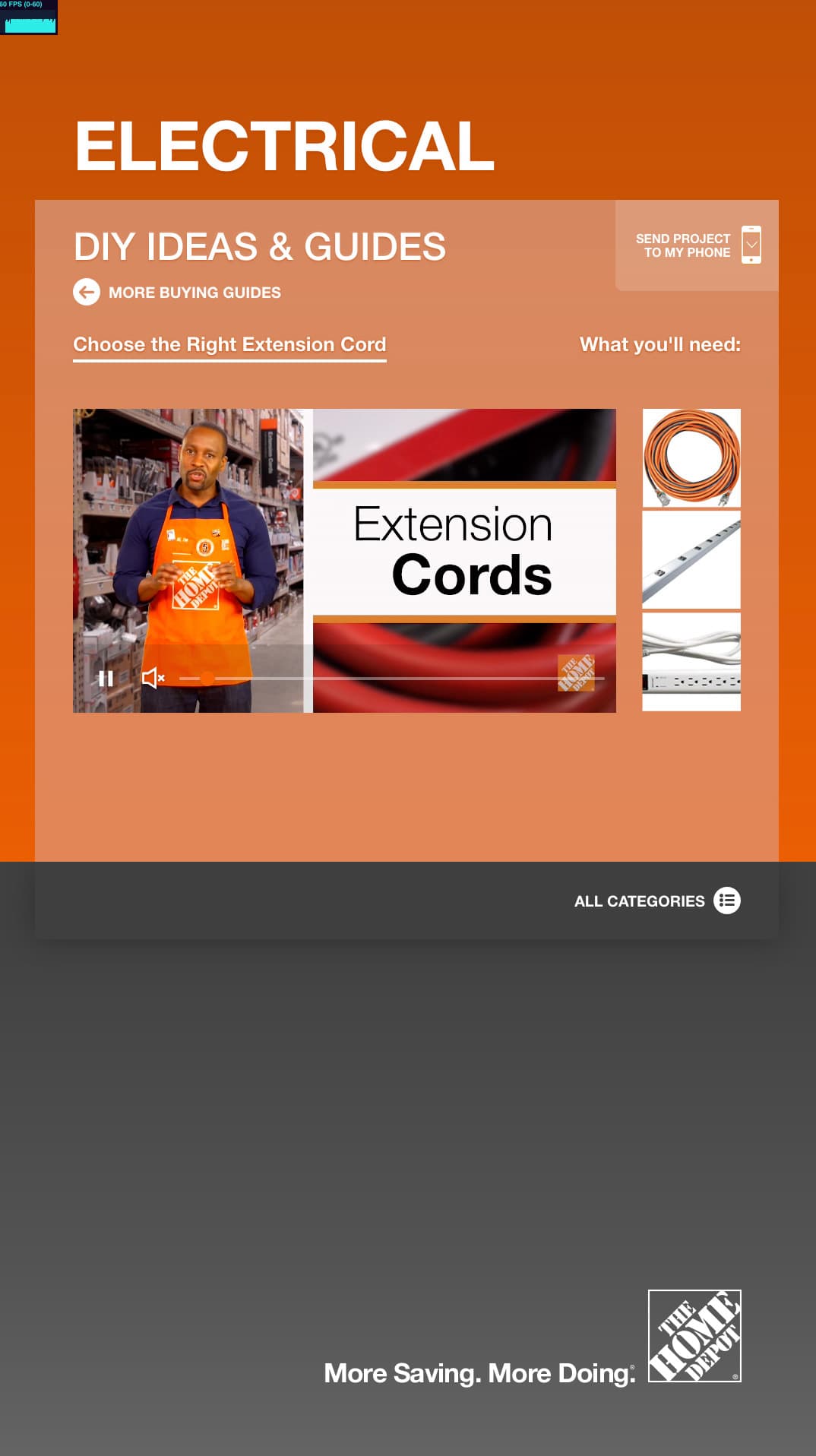 Home Depot Service End Cap Media Browser